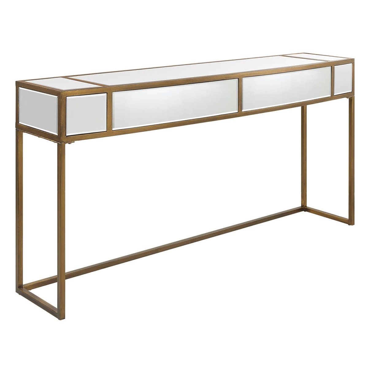 Reflect Mirrored Console Table - Uttermost - Console Tables by Modest Hut