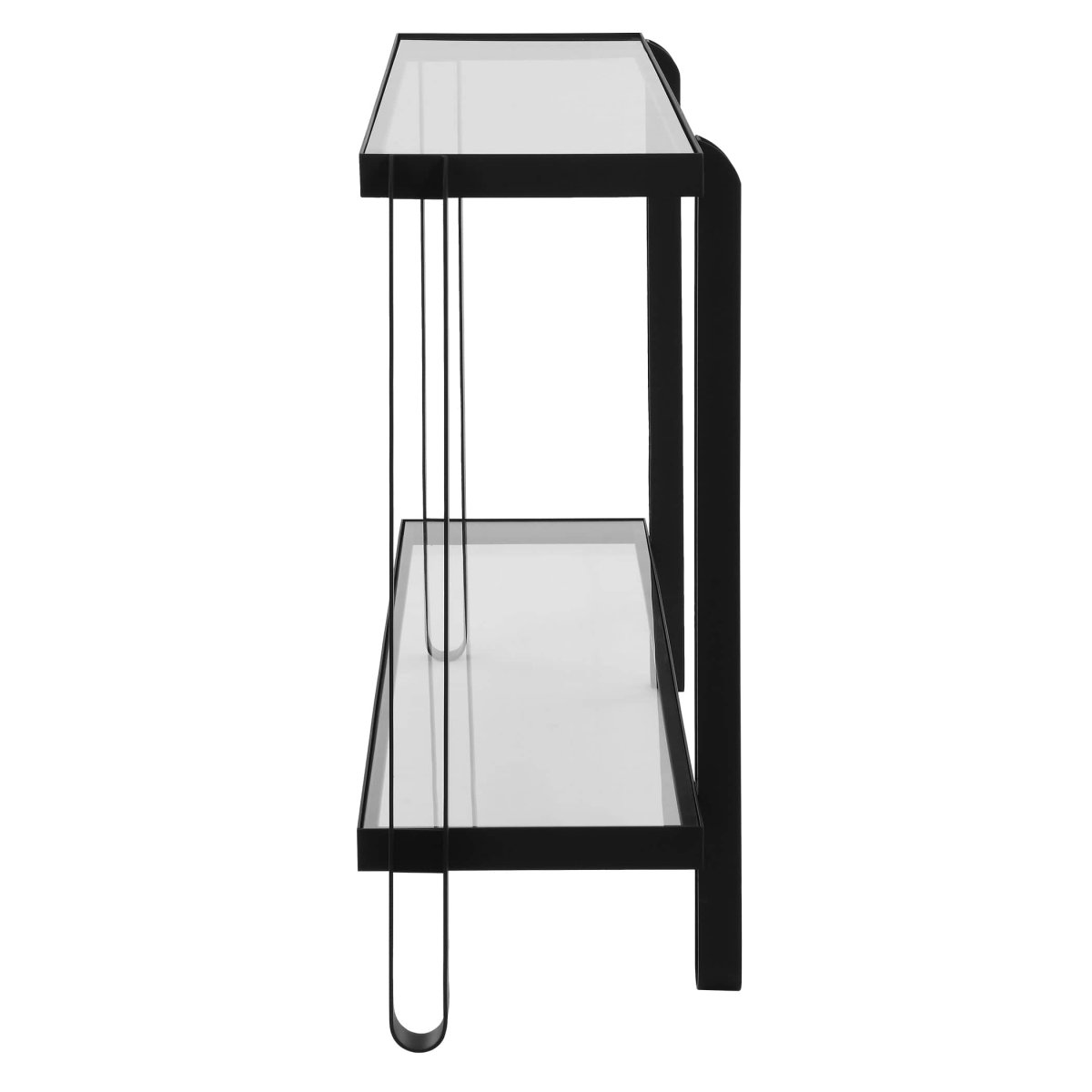 Shadow Black Iron Console Table - Uttermost - Console Tables by Modest Hut