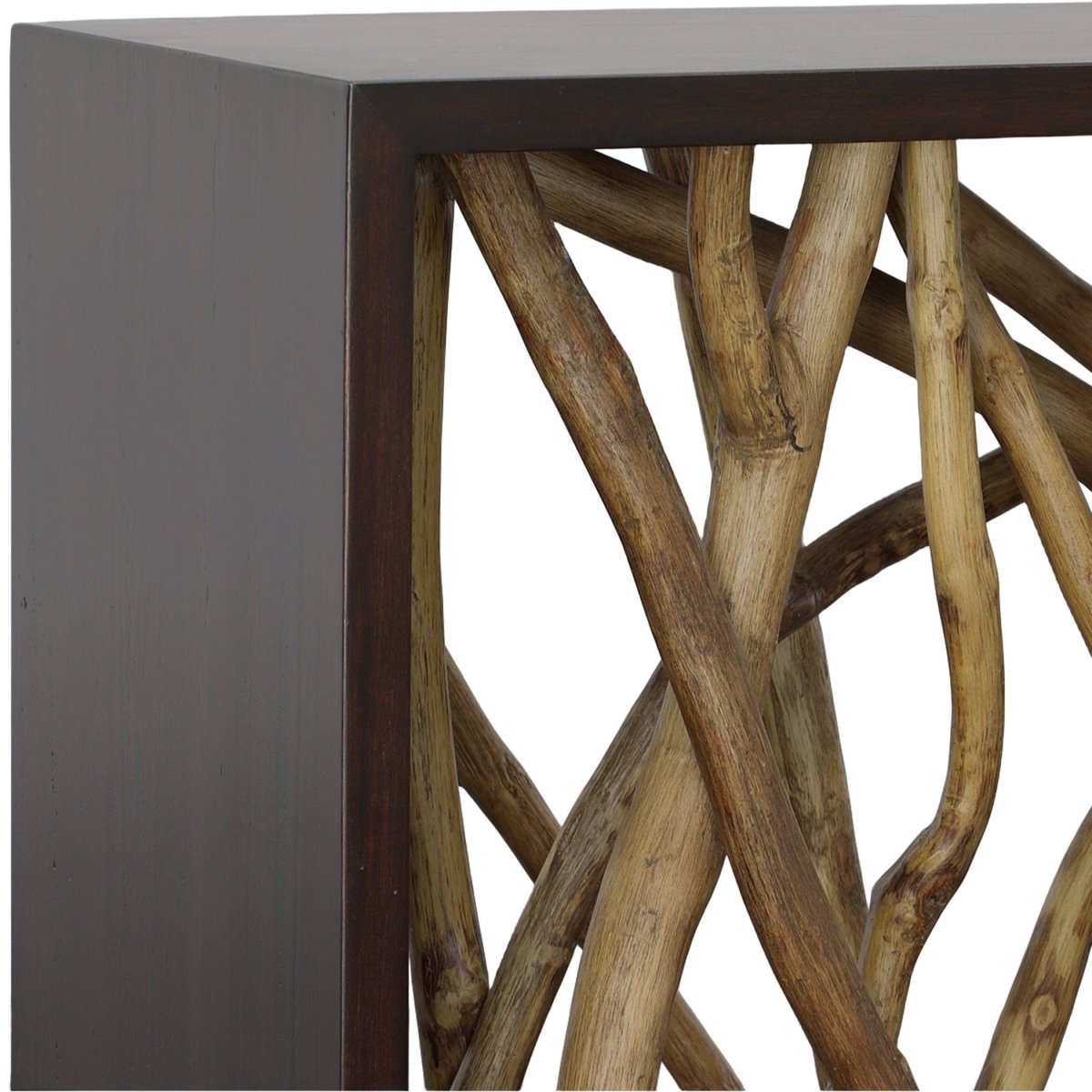 Teak Maze Console Table - Uttermost - Console Tables by Modest Hut