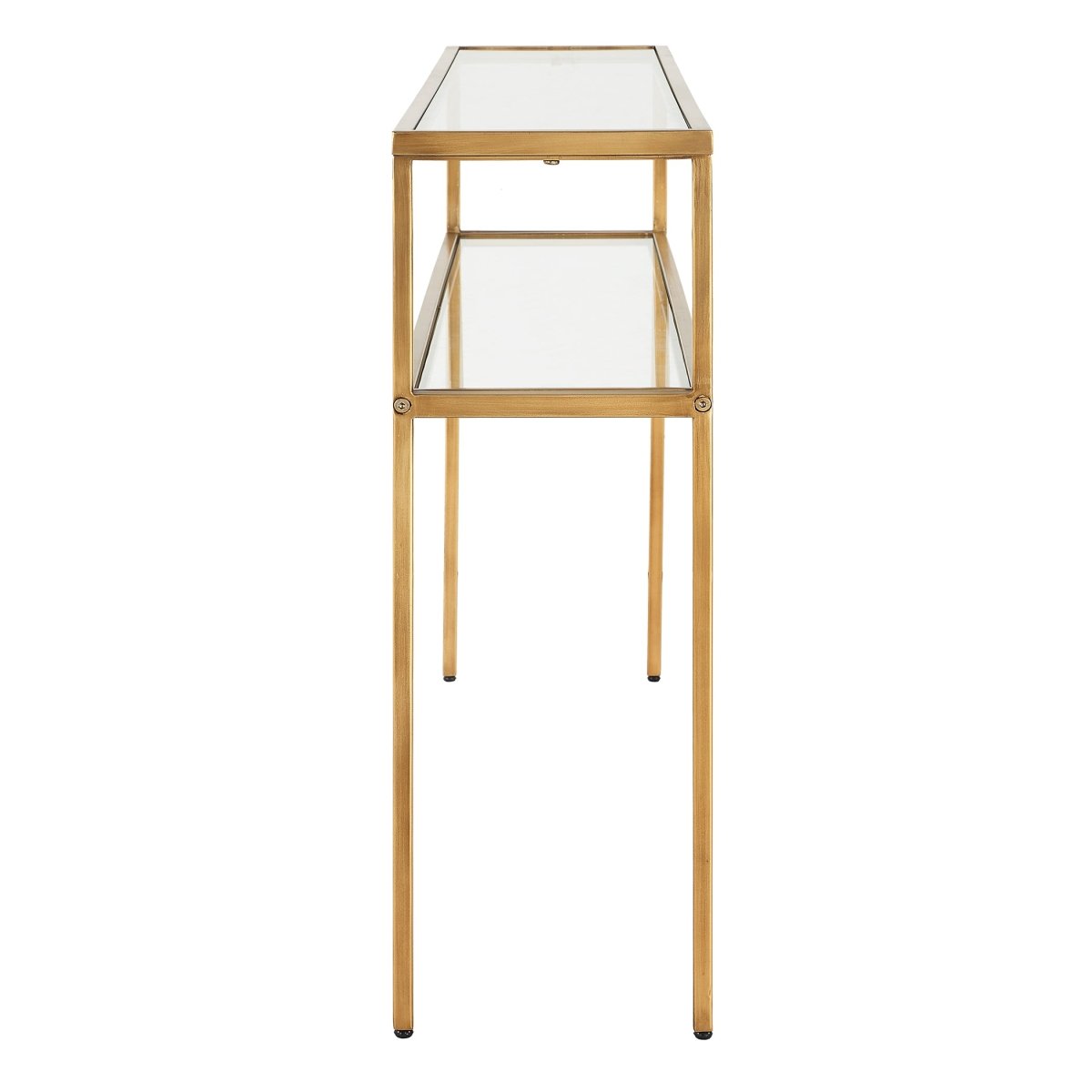 Warm Gold Iron Console Table - Uttermost - Console Tables by Modest Hut