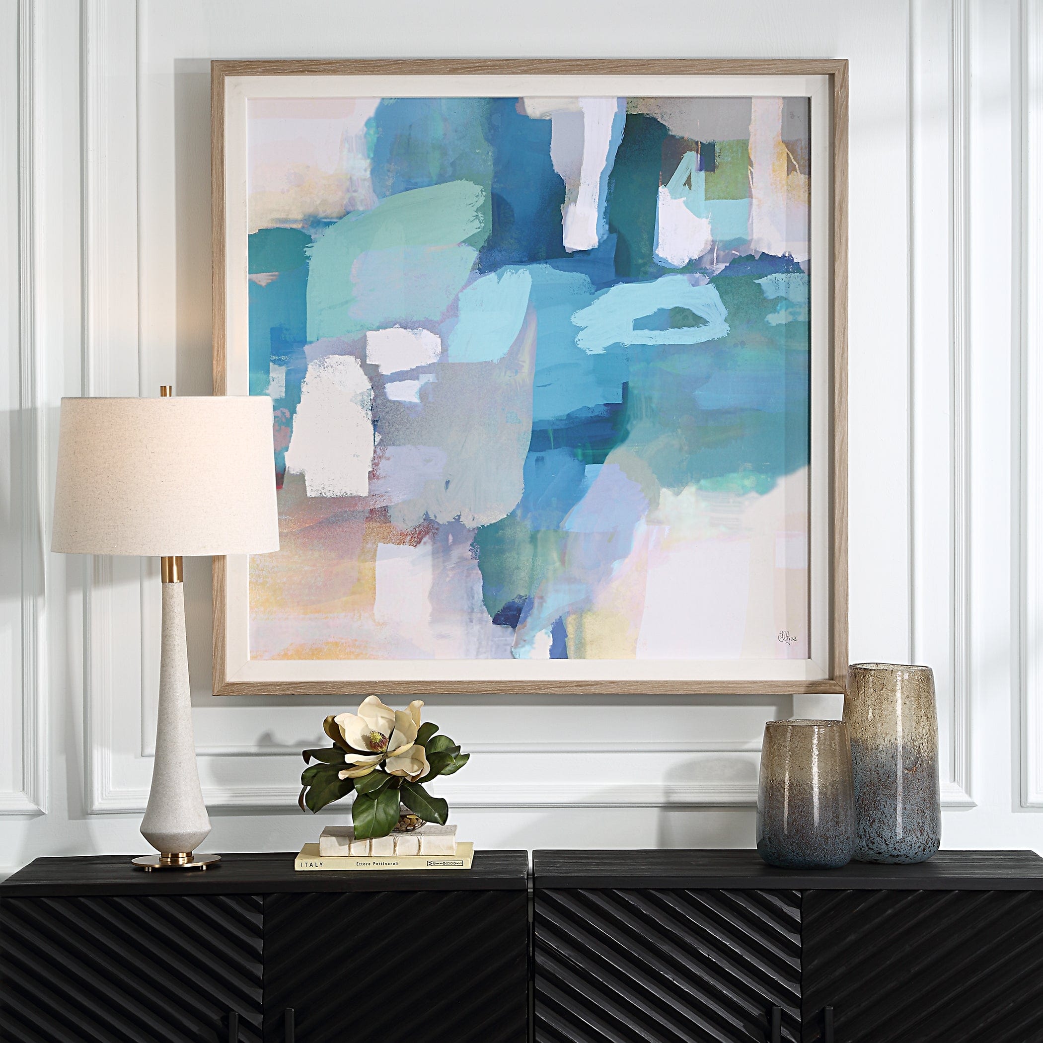 Continue On Abstract Framed Print Uttermost