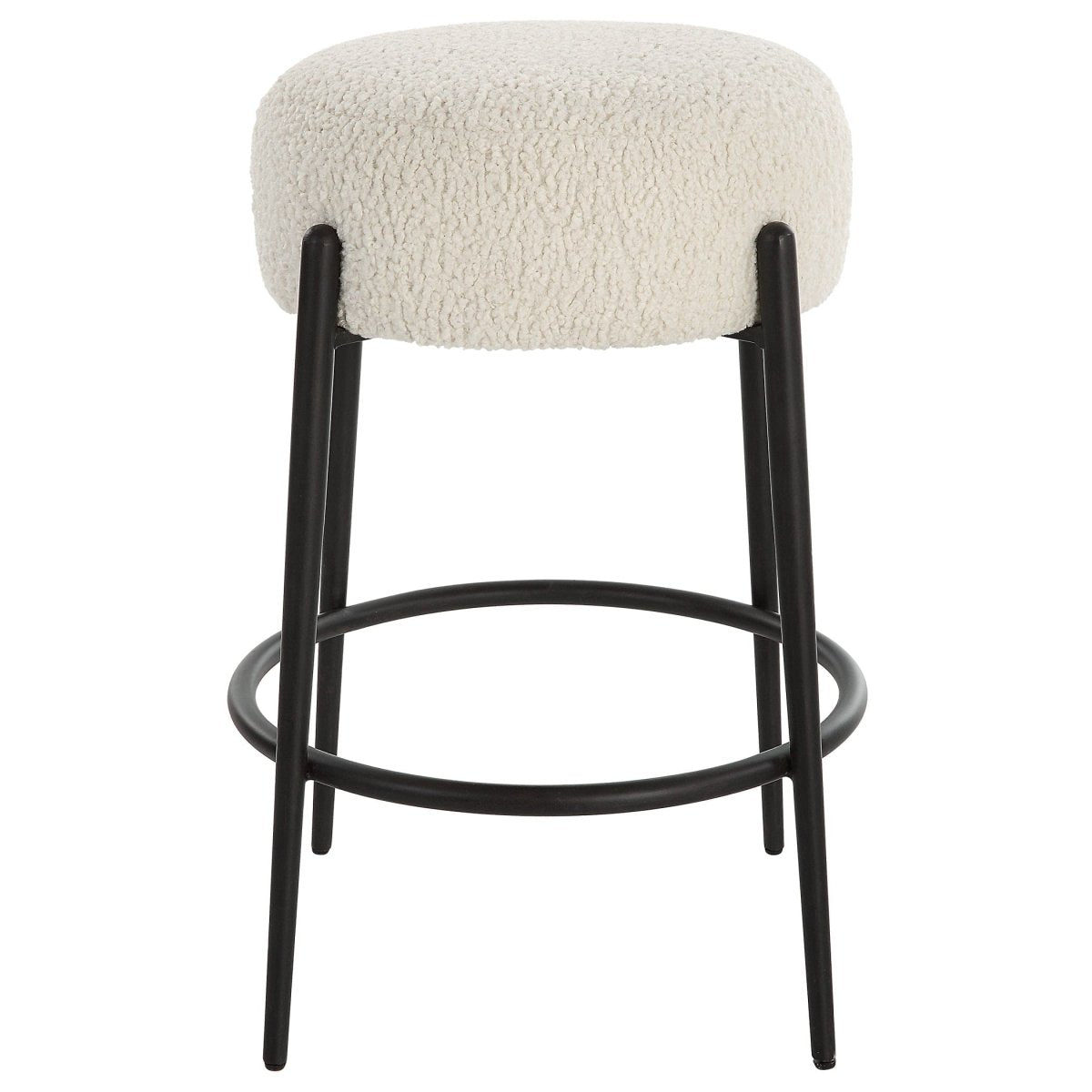 Arles Plush Counter Stool - Uttermost - Counter Stools by Modest Hut