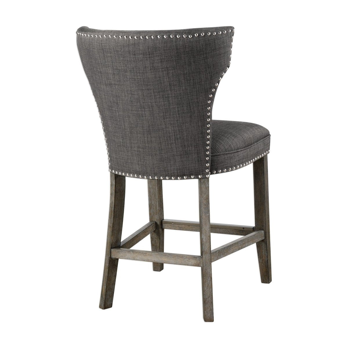 Arnaud Charcoal Counter Stool - Uttermost - Counter Stools by Modest Hut