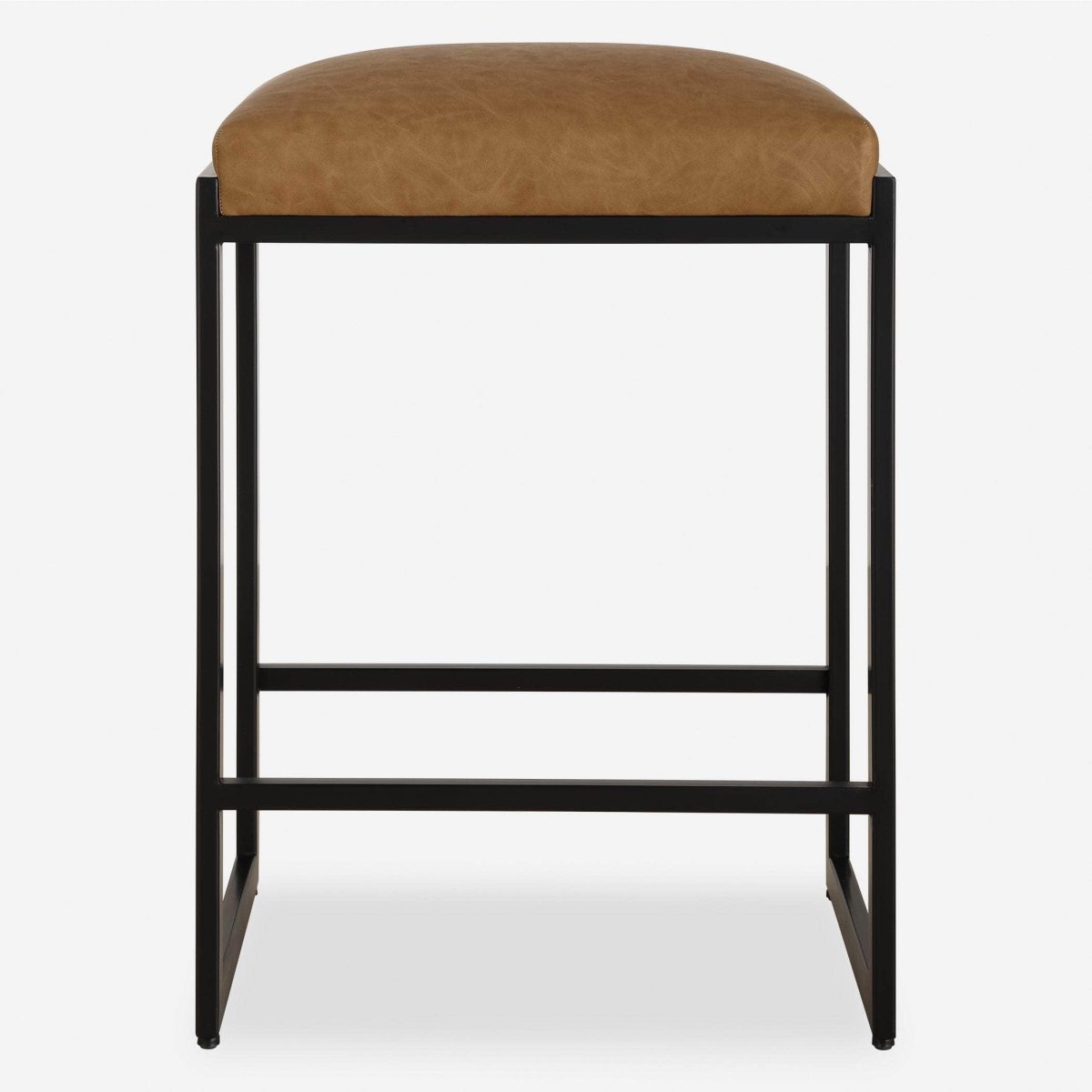 Atticus Black Counter Stool - Uttermost - Counter Stools by Modest Hut