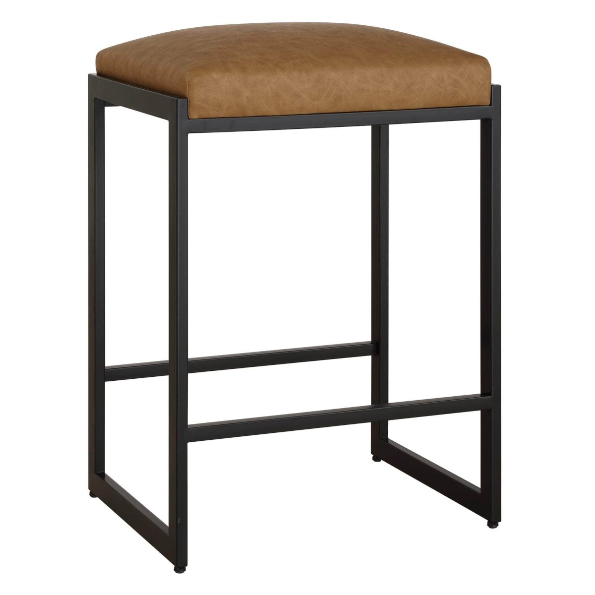 Atticus Black Counter Stool - Uttermost - Counter Stools by Modest Hut