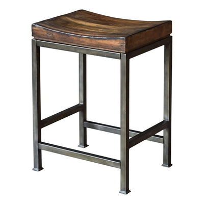 Beck Hardwood Counter Stool - Uttermost - Counter Stools by Modest Hut