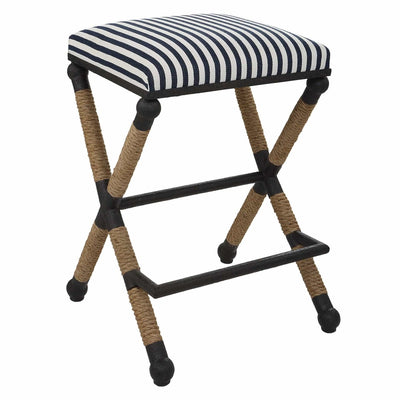Braddock Coastal Counter Stool - Uttermost - Counter Stools by Modest Hut