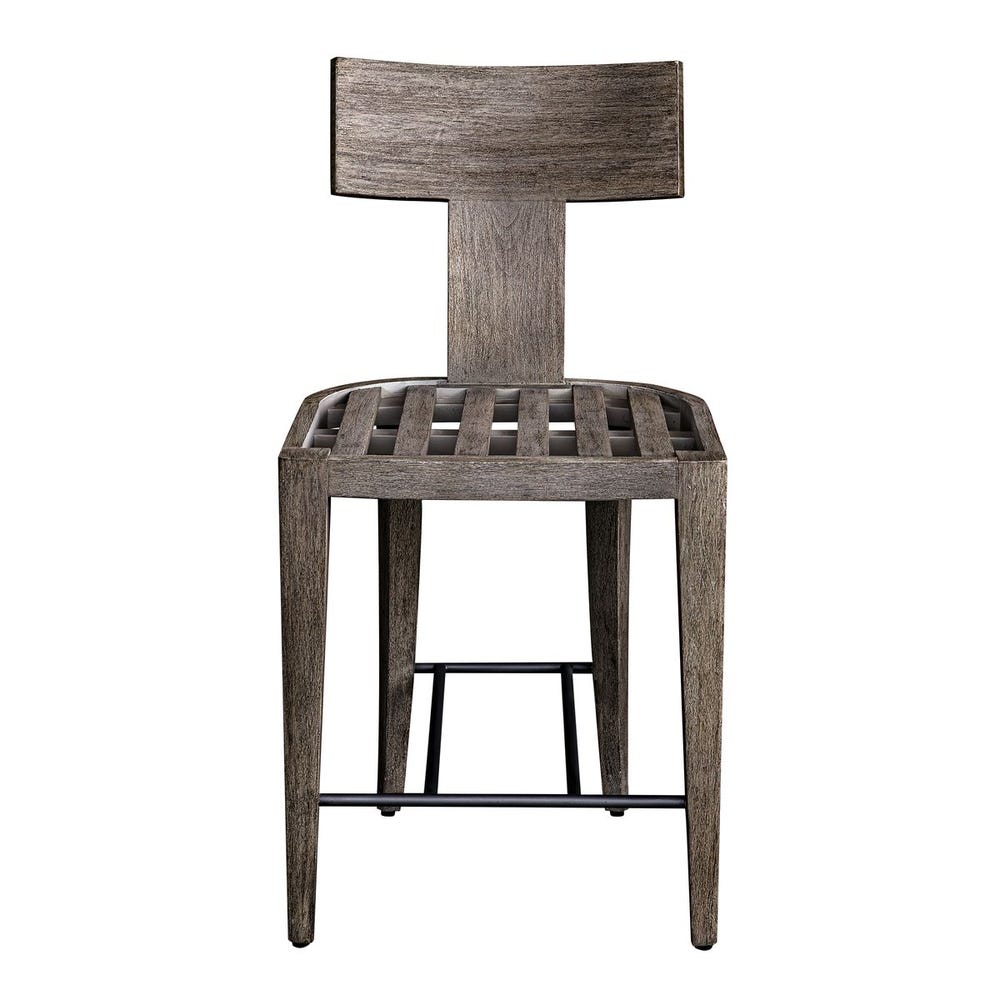 Cellini Outdoor Counter Stool - Uttermost - Counter Stools by Modest Hut