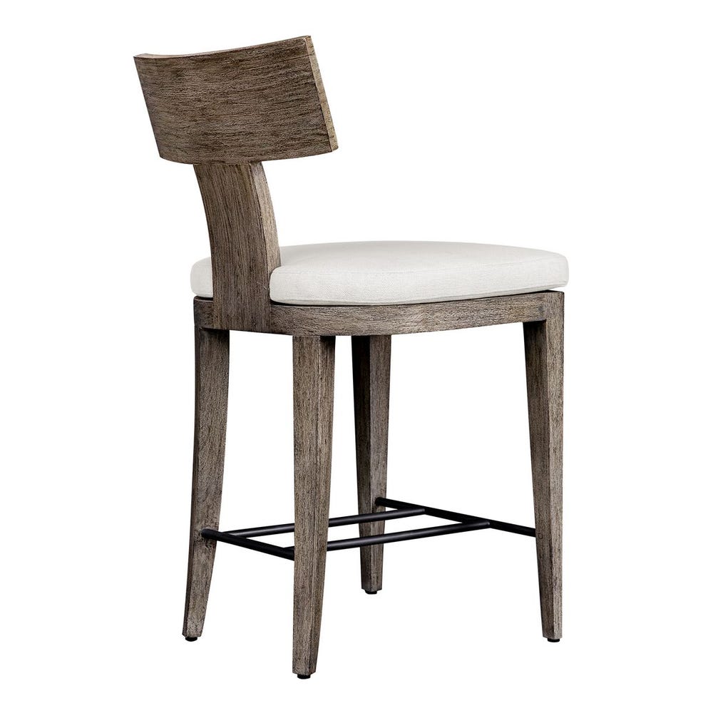Cellini Outdoor Counter Stool - Uttermost - Counter Stools by Modest Hut