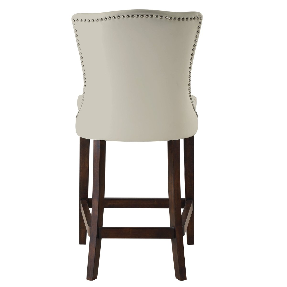 Dariela White Counter Stool - Uttermost - Counter Stools by Modest Hut