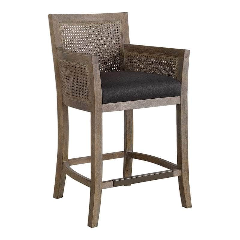 Encore Counter Stool, Gray - Uttermost - Counter Stools by Modest Hut