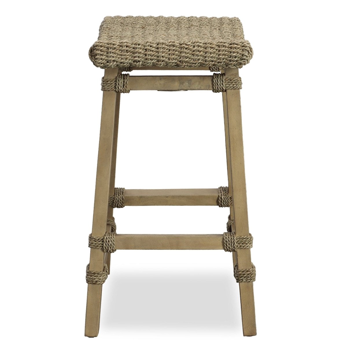 Everglade Sea Grass Counter Stool - Uttermost - Counter Stools by Modest Hut