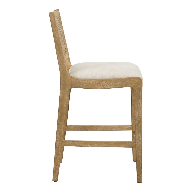 Interweave Coastal Rattan Counter Stool - Bar Stools