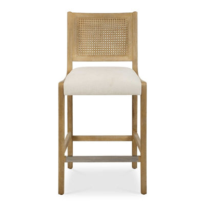 Interweave Coastal Rattan Counter Stool - Bar Stools