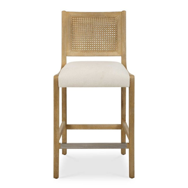 Interweave Coastal Rattan Counter Stool - Bar Stools