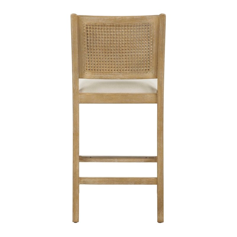 Interweave Coastal Rattan Counter Stool - Bar Stools