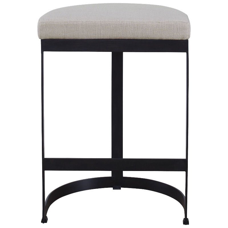 Ivanna Counter Stool (Black) - Uttermost - Counter Stools by Modest Hut