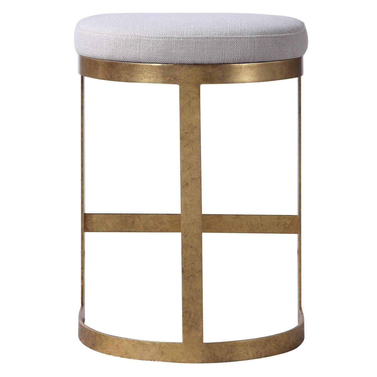 Ivanna Gold Counter Stool - Uttermost - Counter Stools by Modest Hut