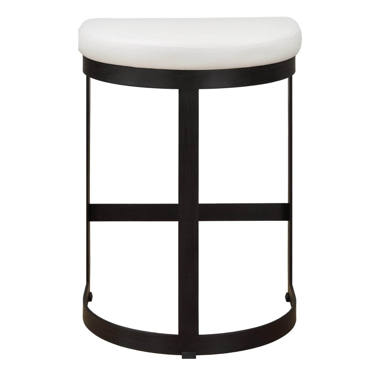 Ivanna White Counter Stool - Uttermost - Counter Stools by Modest Hut