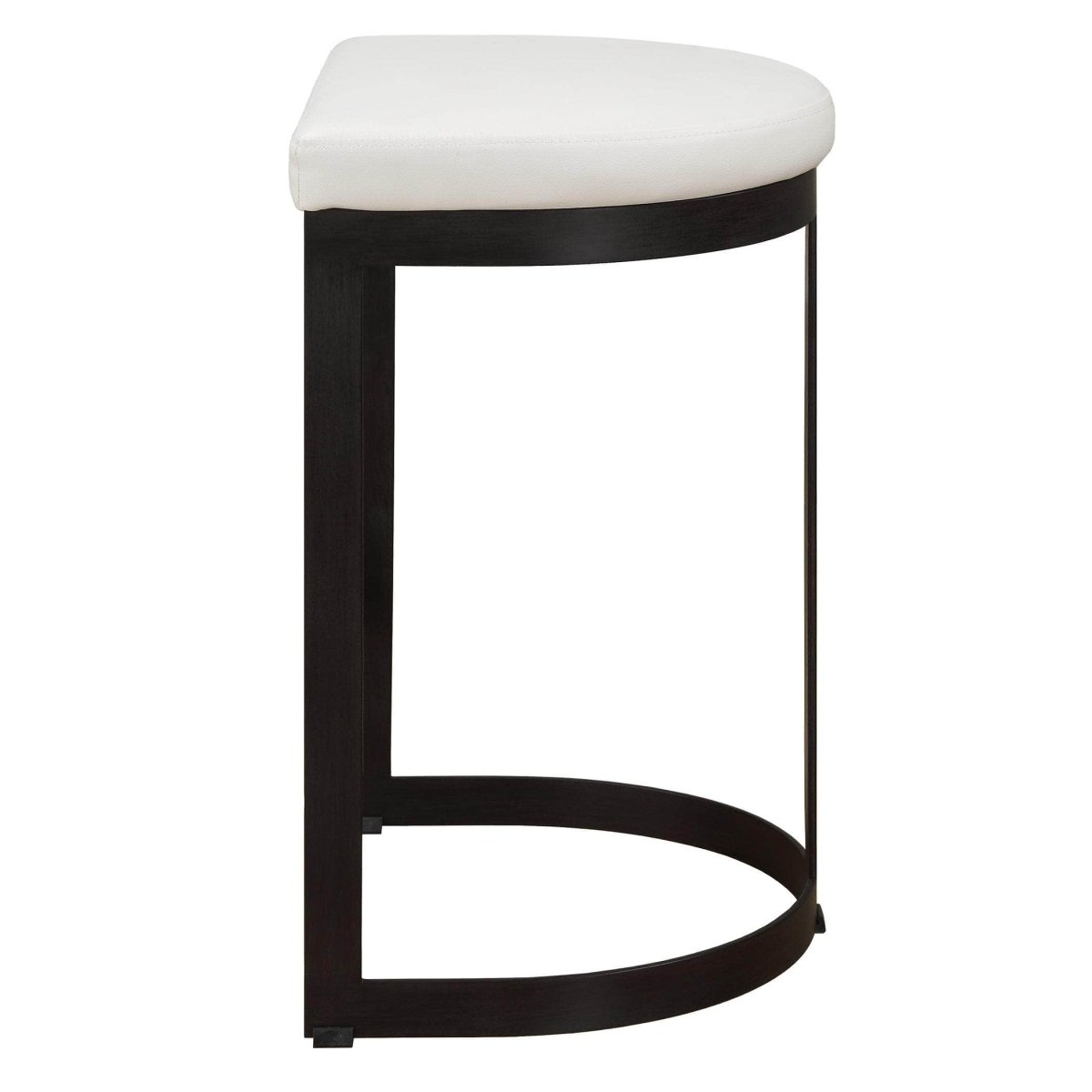 Ivanna White Counter Stool - Uttermost - Counter Stools by Modest Hut