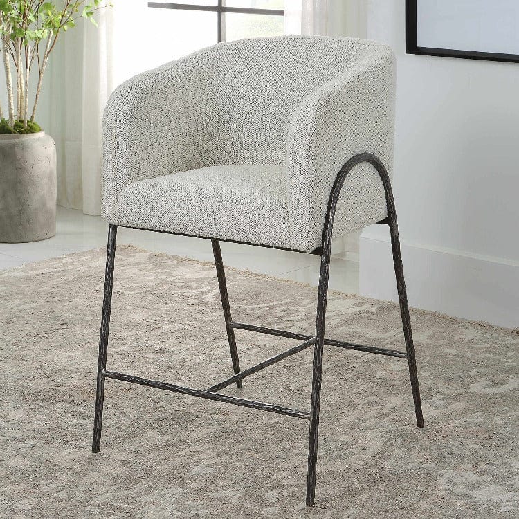 Jacobson Counter Stool - Uttermost - Counter Stools by Modest Hut