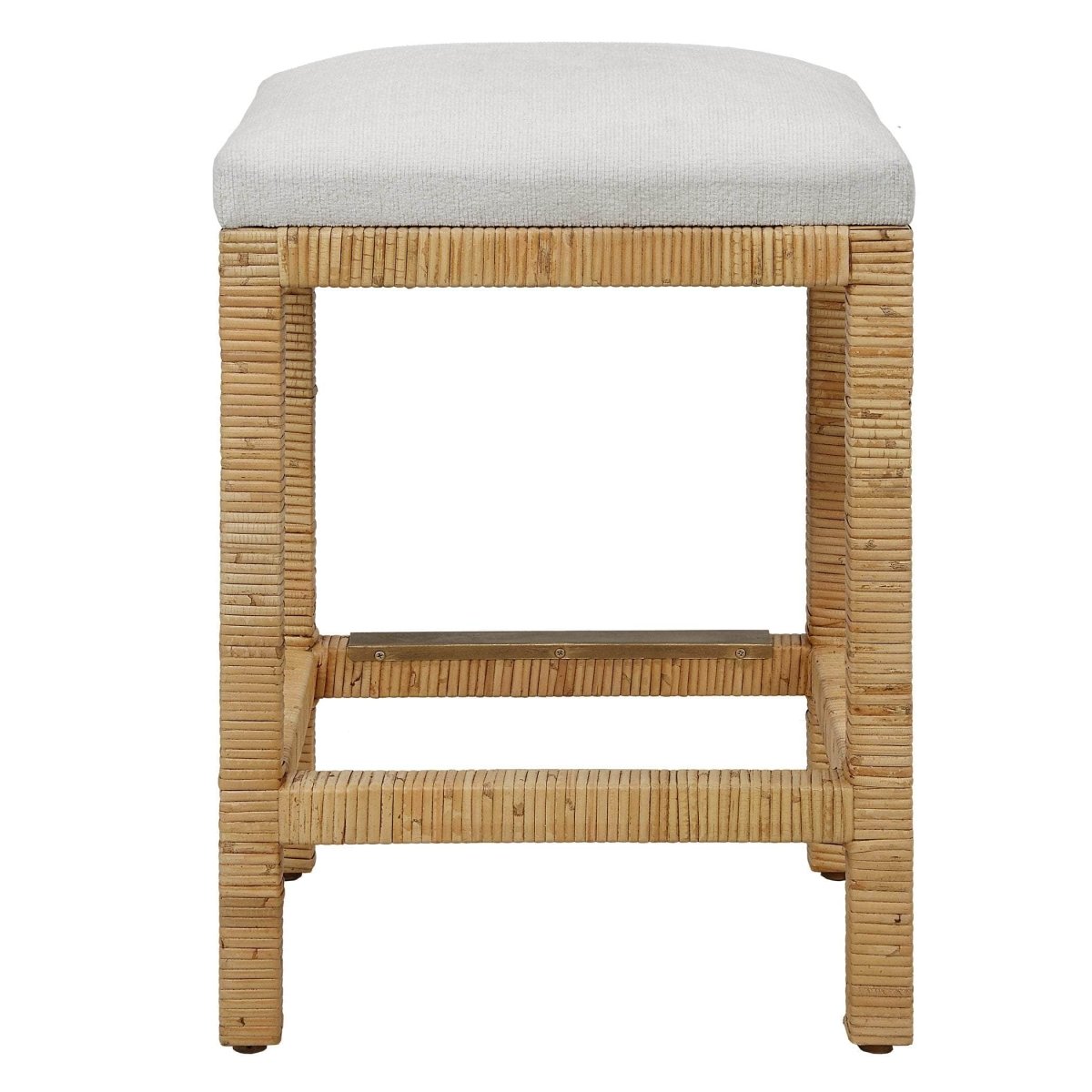 Muriel Rattan Counter Stool - Uttermost - Counter Stools by Modest Hut