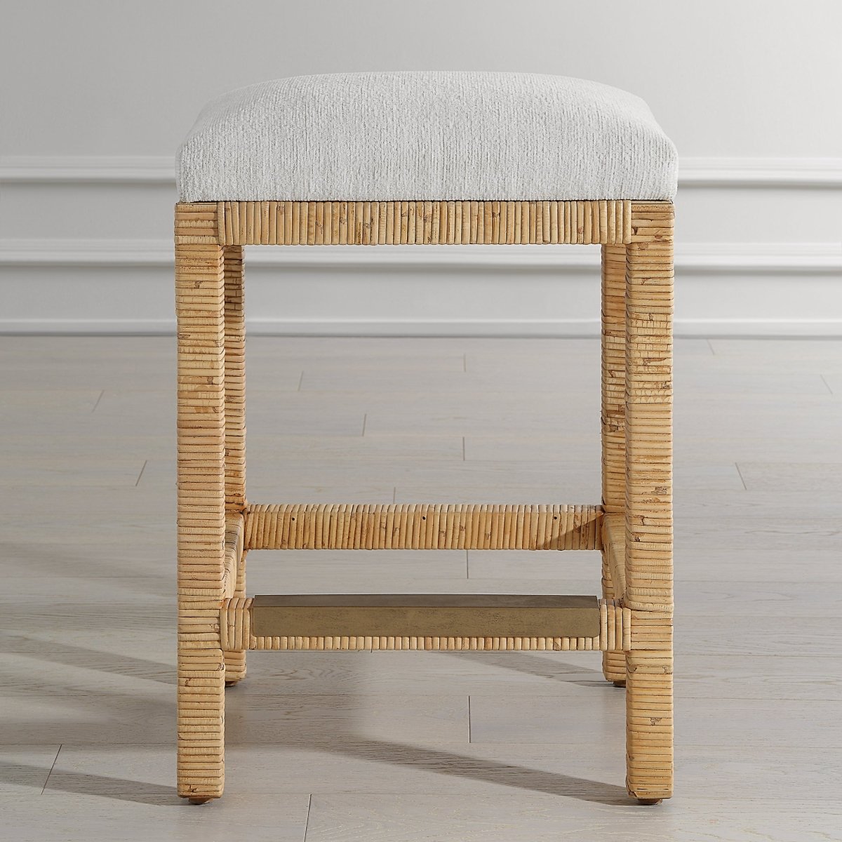 Muriel Rattan Counter Stool - Uttermost - Counter Stools by Modest Hut