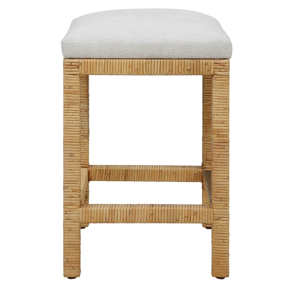 Muriel Rattan Counter Stool - Uttermost - Counter Stools by Modest Hut