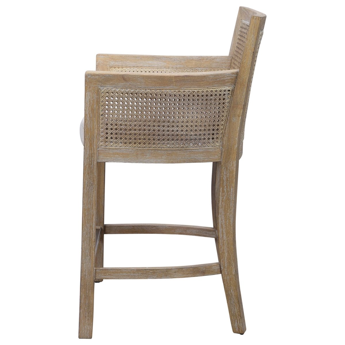 Natural Encore Counter Stool - Uttermost - Counter Stools by Modest Hut