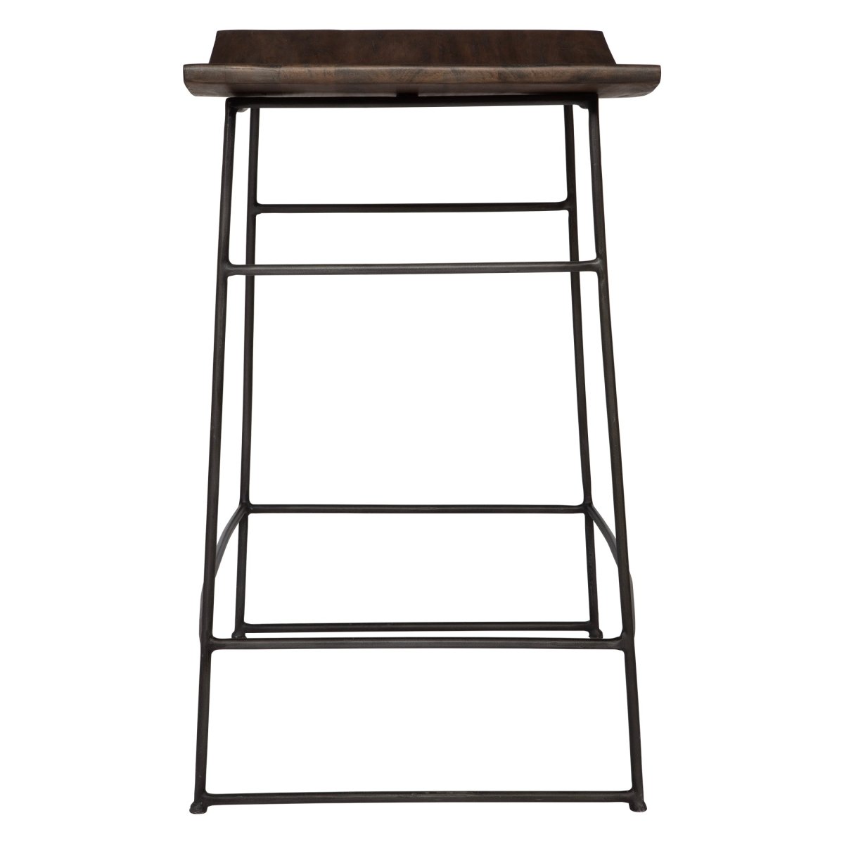 Thura Walnut Counter Stool - Uttermost - Counter Stools by Modest Hut