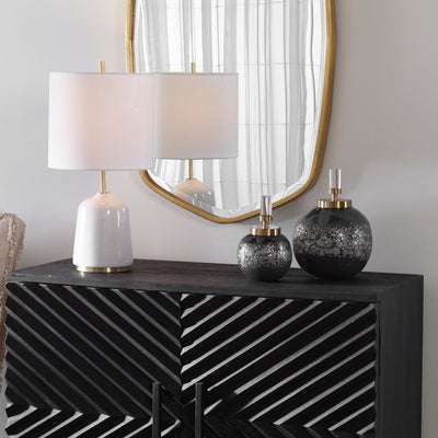 Cessair Art Glass Bottles, S/2 - Uttermost - Decorative Bottles by Modest Hut