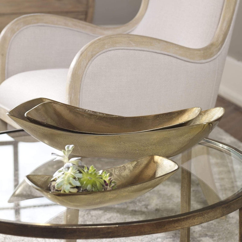 Anns Cast Aluminum Bowls (S/3) - Uttermost - Decorative Bowls by Modest Hut