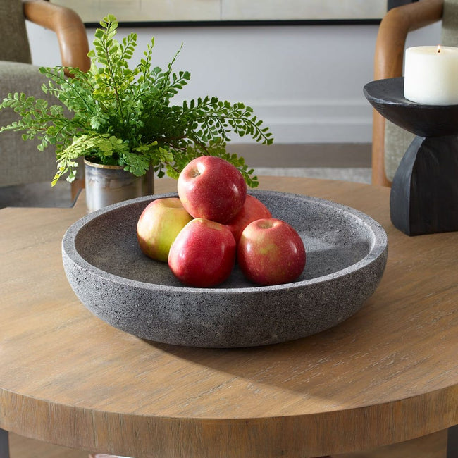 Ashen Earth Outdoor Bowl - Uttermost - Decorative Bowls by Modest Hut