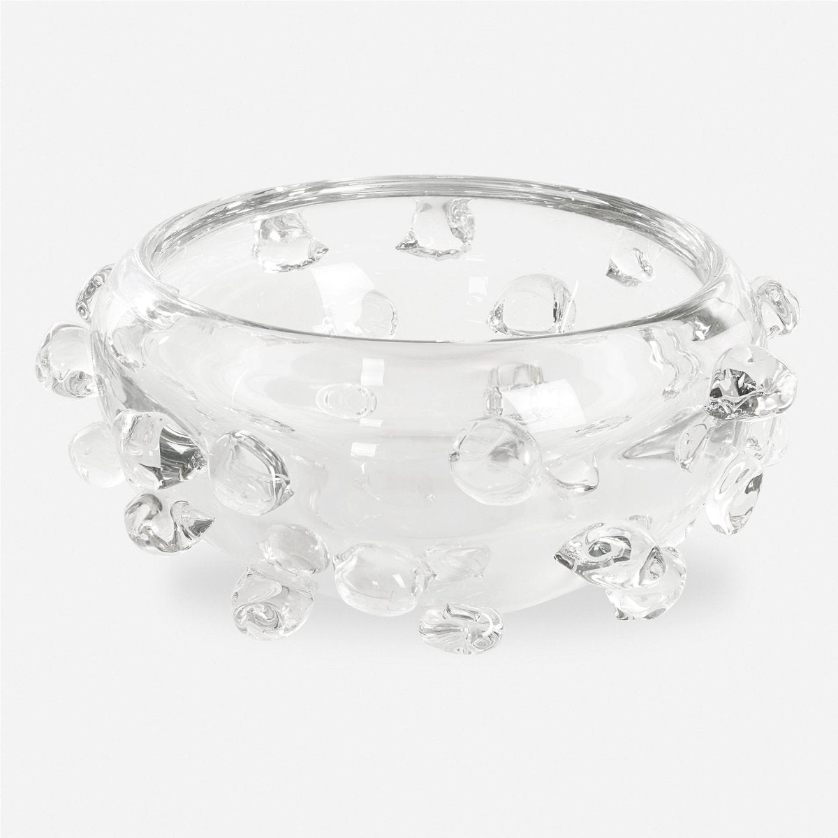 Aura Clear Glass Bowl - Uttermost - Decorative Bowls by Modest Hut