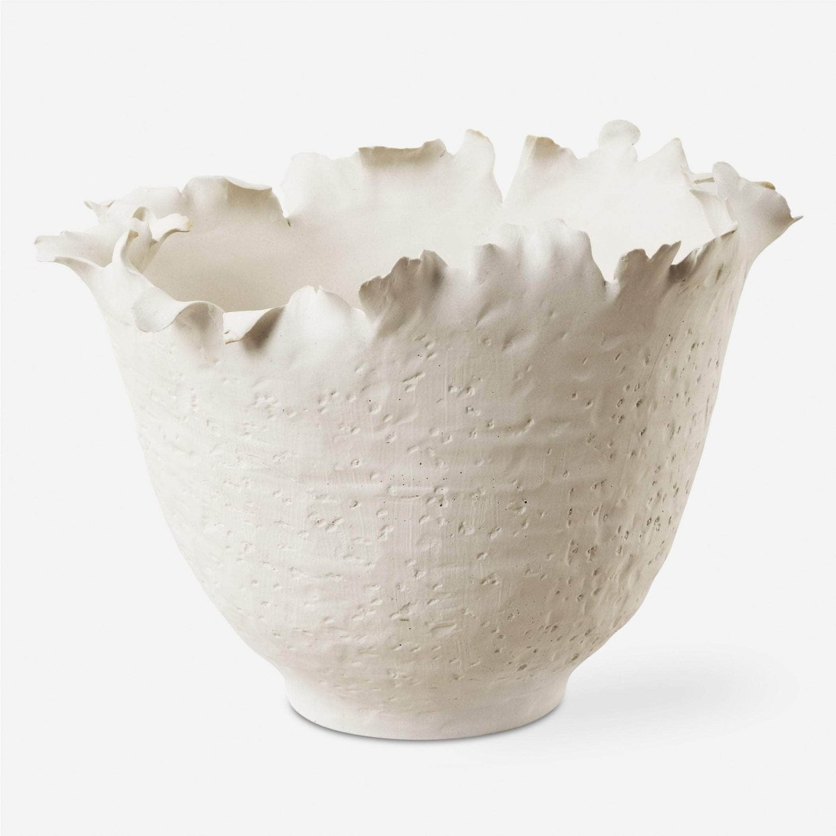 Blossom Tall Off - white Bowl - Uttermost - Decorative Bowls by Modest Hut