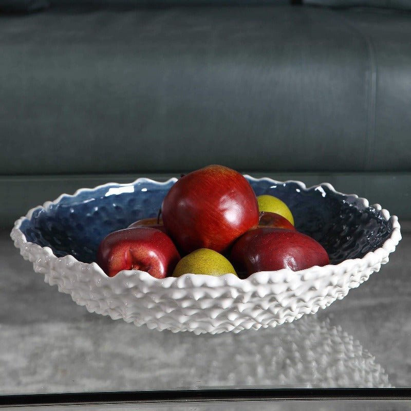 Ciji Ceramic Bowl - Uttermost - Decorative Bowls by Modest Hut