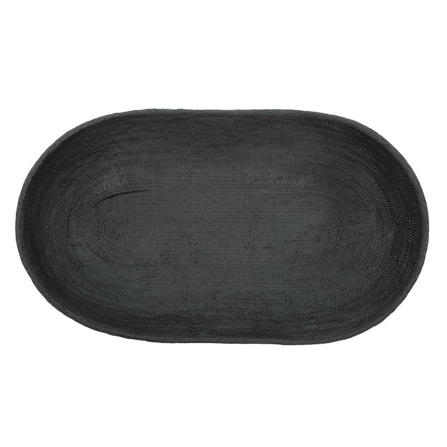 Ember Weave Indoor-Outdoor Oblong Bowl - Decorative Bowls