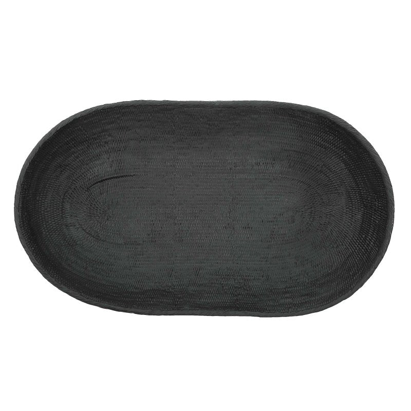 Ember Weave Indoor-Outdoor Oblong Bowl - Decorative Bowls