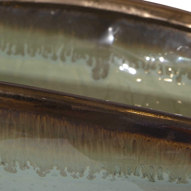 Iroquois Earthenware Bowl - Uttermost - Decorative Bowls by Modest Hut