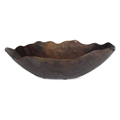 Obscura Outdoor Bowl, Bronze - Uttermost - Decorative Bowls by Modest Hut
