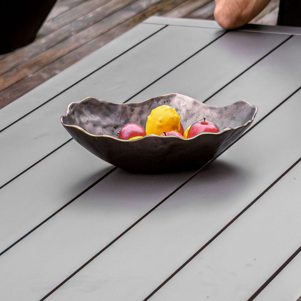 Obscura Outdoor Bowl, Bronze - Uttermost - Decorative Bowls by Modest Hut