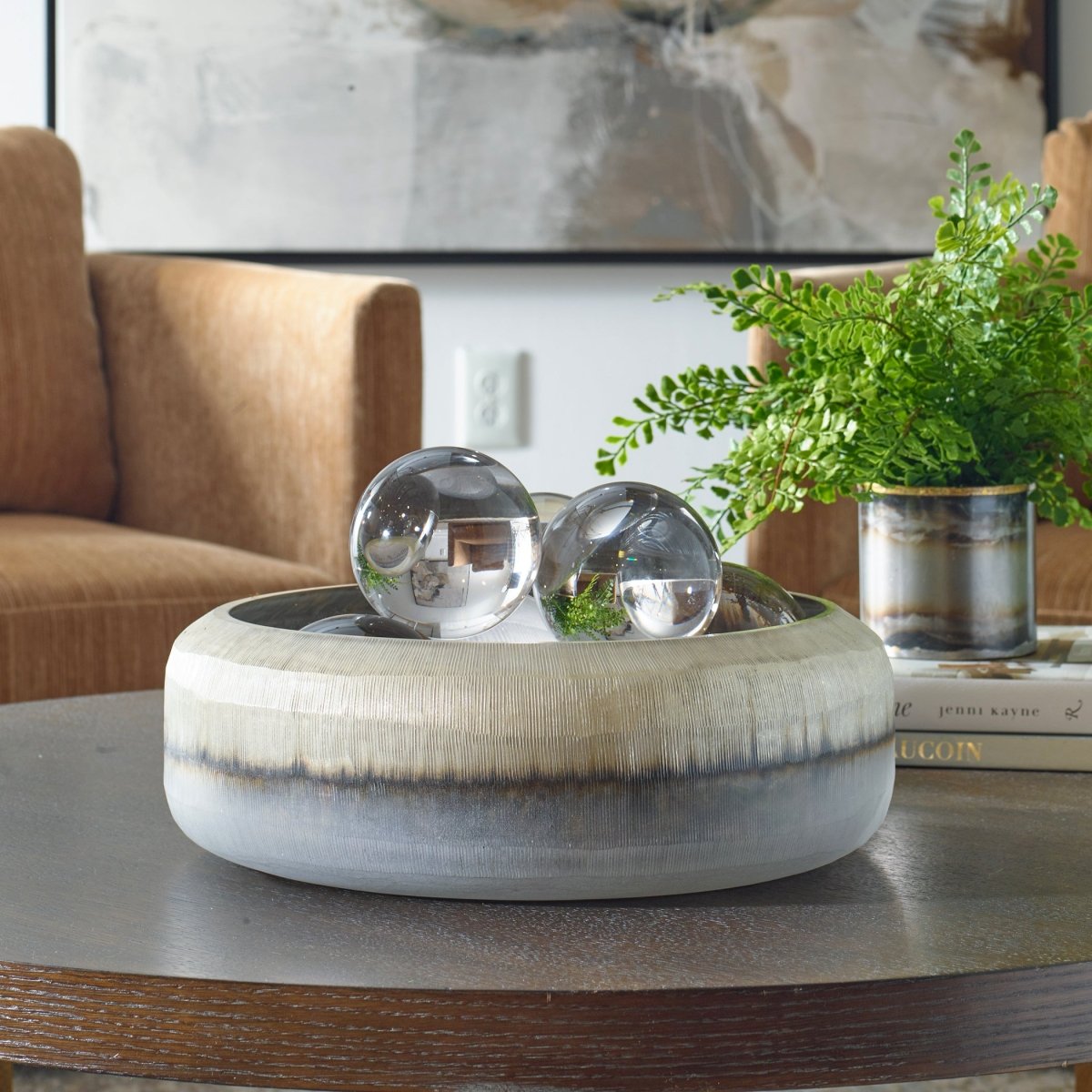 Ombra Modern Bowl - Uttermost - Decorative Bowls by Modest Hut