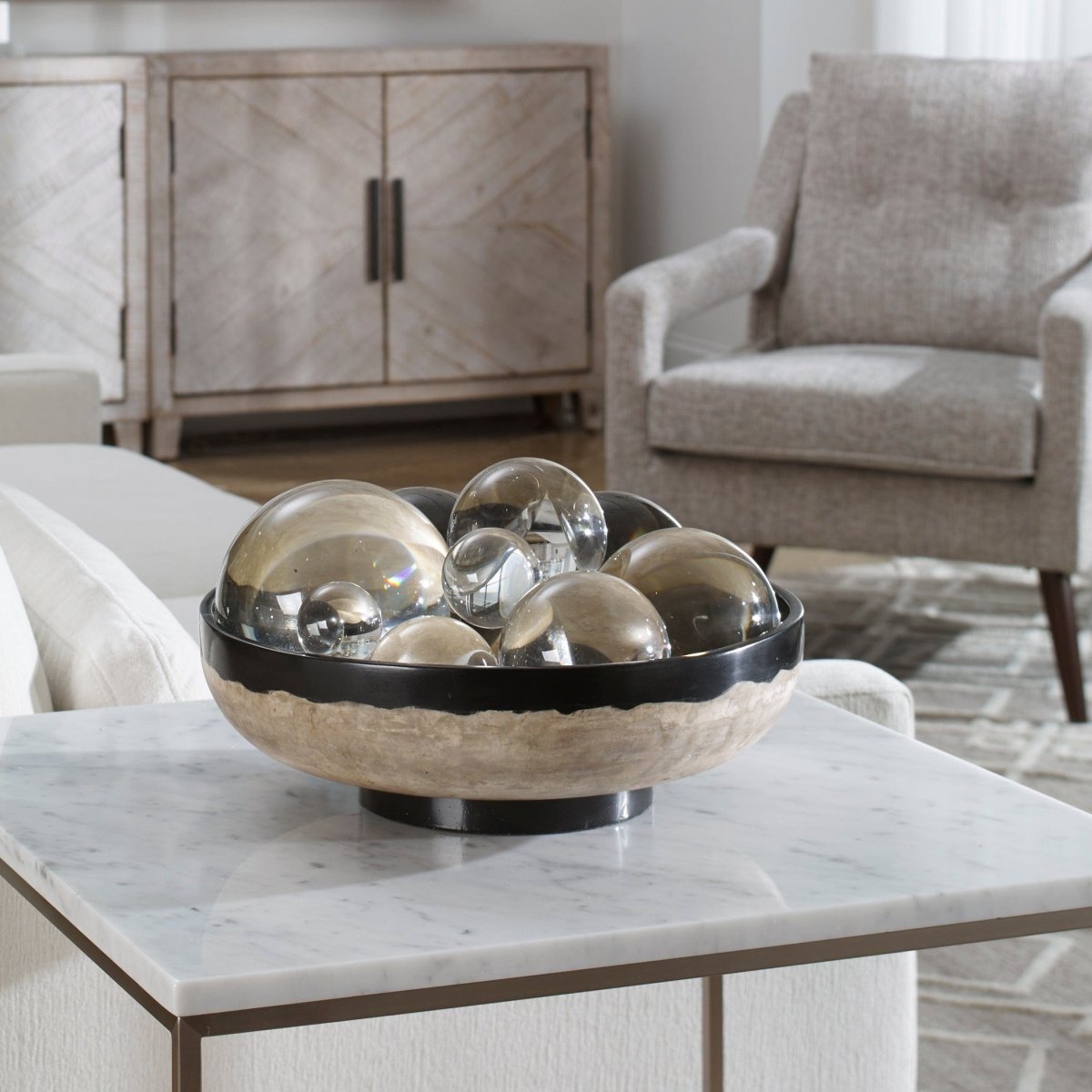 Rastia Terrazzo Bowl - Uttermost - Decorative Bowls by Modest Hut