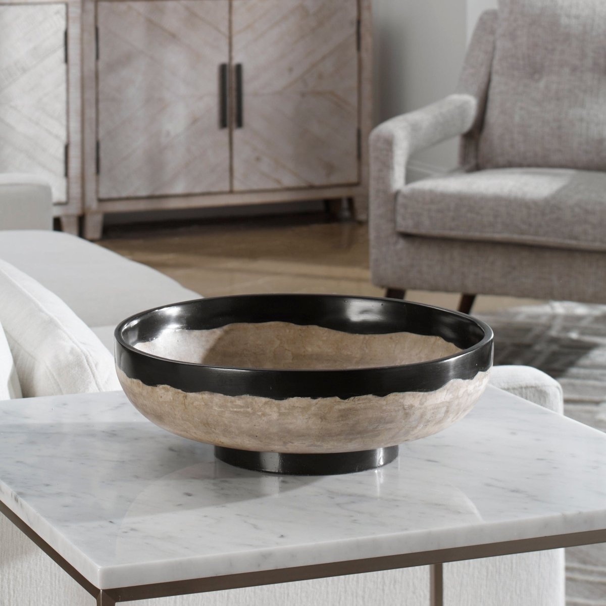 Rastia Terrazzo Bowl - Uttermost - Decorative Bowls by Modest Hut