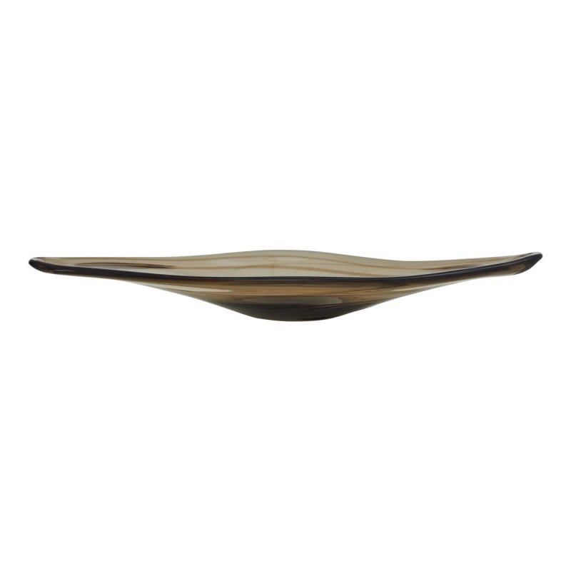 Soluna Smoke Glass Indoor-Outdoor Bowl by Uttermost