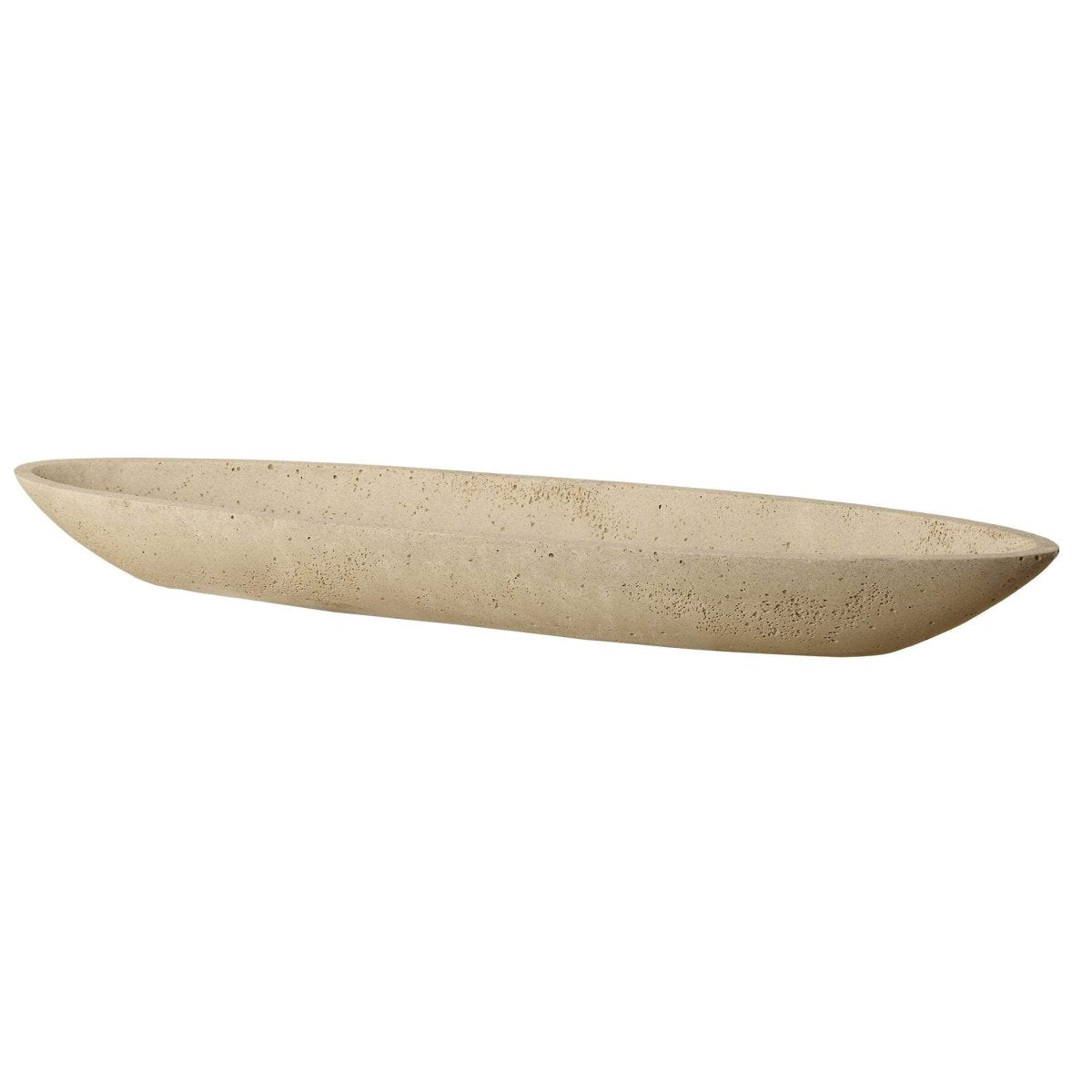 Vessel Cast Ivory Canoe Bowl - Uttermost - Decorative Bowls by Modest Hut