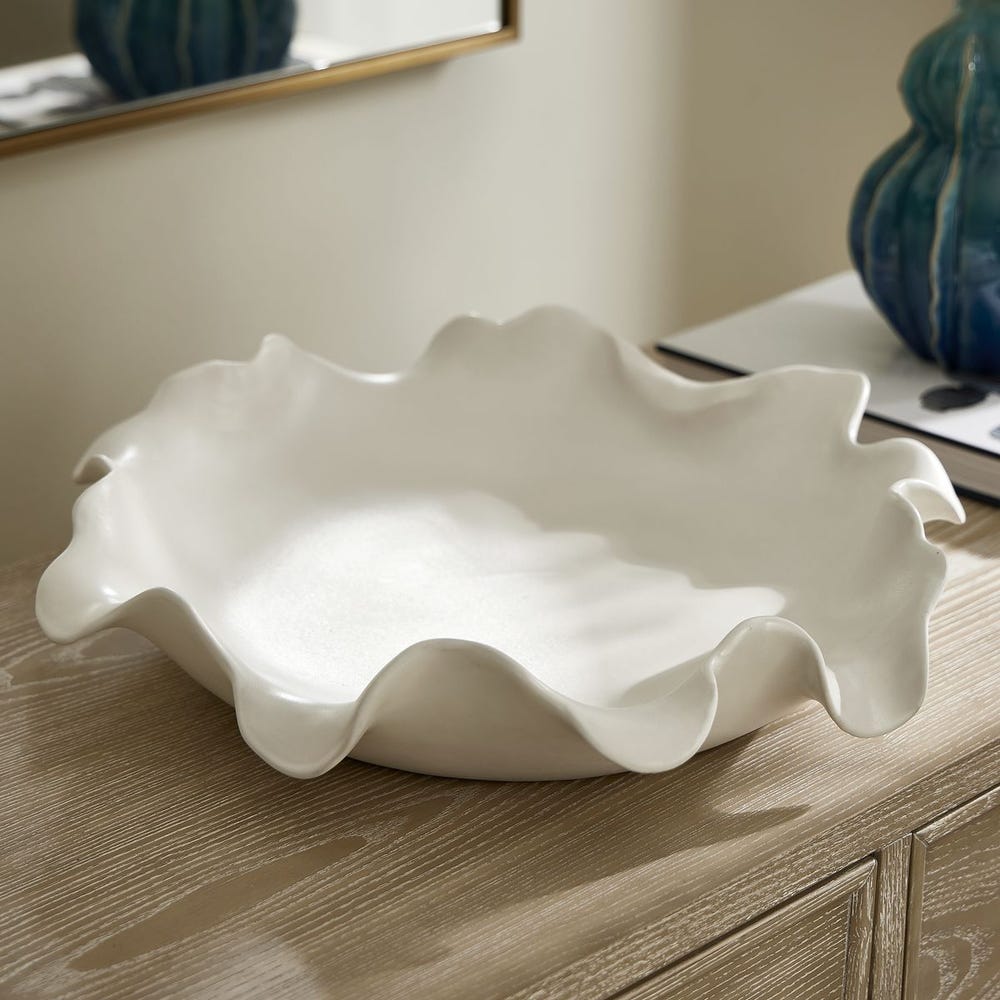 Wave Crest Outdoor Bowl - Uttermost - Decorative Bowls by Modest Hut