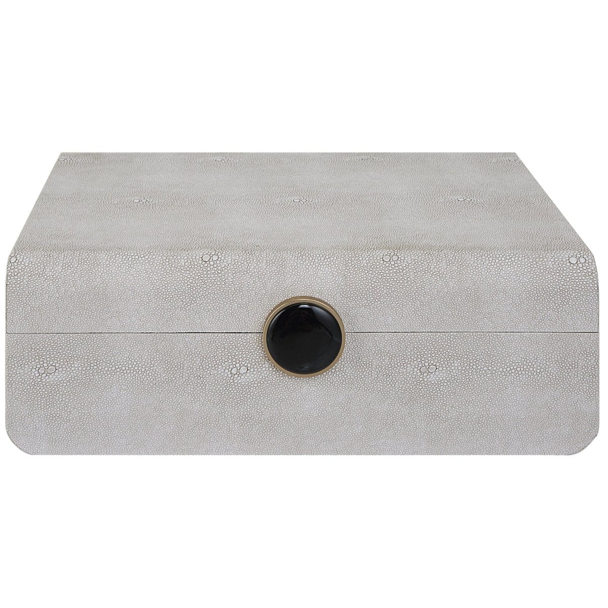 Lalique White Shagreen Box - Uttermost - Decorative Boxes by Modest Hut