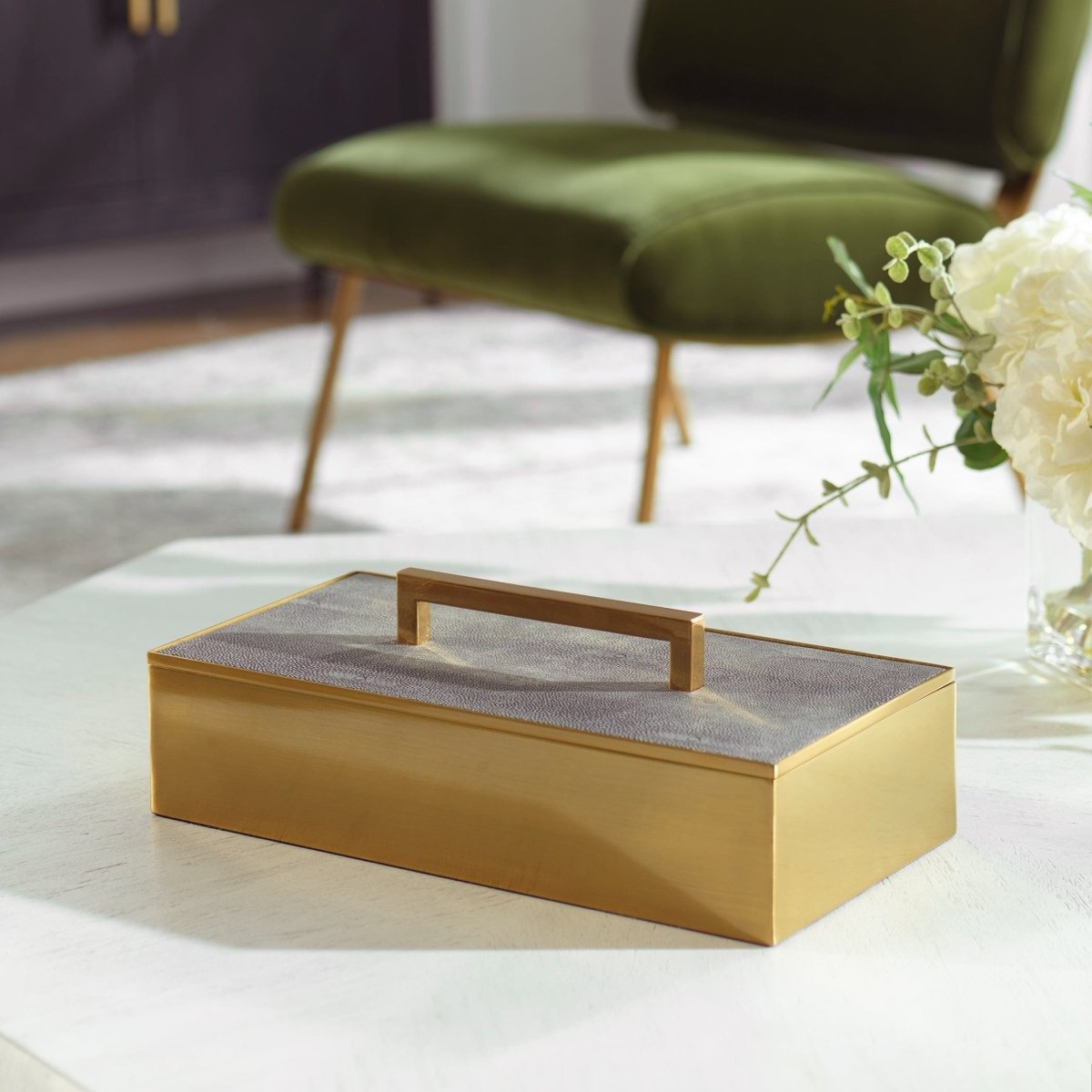 Wessex Gray Box - Uttermost - Decorative Boxes by Modest Hut