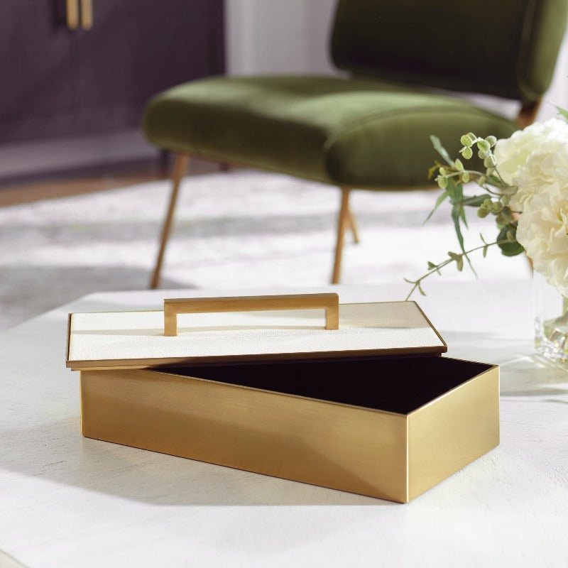 Wessex White Box - Uttermost - Decorative Boxes by Modest Hut